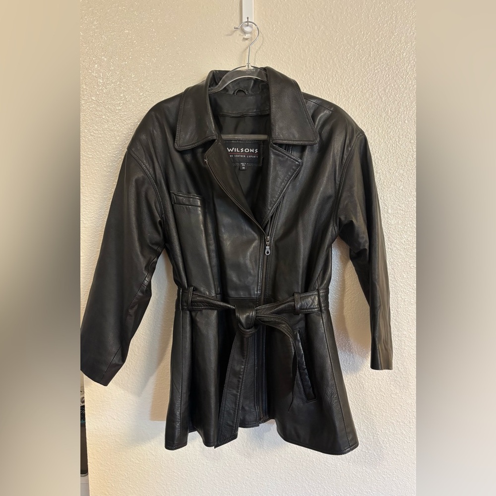 WILSON LEATHER Jacket in Black